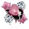 40 Inch Cow Print Number Balloons 1 2 3 4 5 6 7 8 9 Figure Foil Balloon Holy Cow Im One Birthday Cowgirl Theme Party Decorations