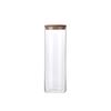 Glass Storage Jars with Bamboo Lids