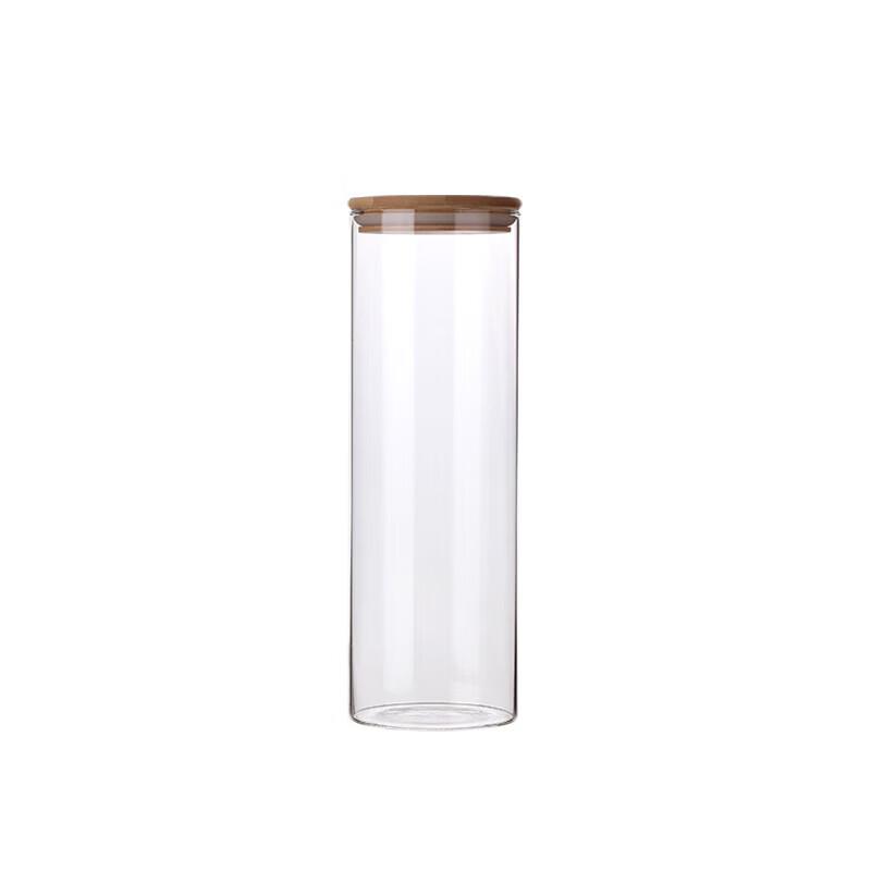 Glass Storage Jars with Bamboo Lids