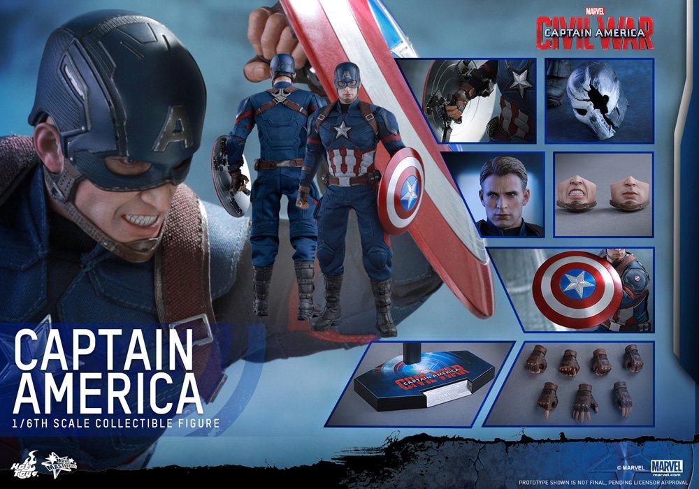Movie Masterpiece Captain America: Civil War 1/6 Scale Plastic Painted Movable Figure