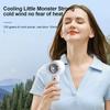 HOMEFISH Mini Handheld Fan USB Fast Charging Portable Air Calculating Fan Mute Highspeed Fan for Travel Outdoor Activities