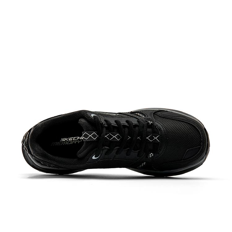 Skechers Ridge Oak - Gateway Trail Comfortable Stylish Trendy Low-Top Casual Shoes Women sneakers Black 180233-BBK
