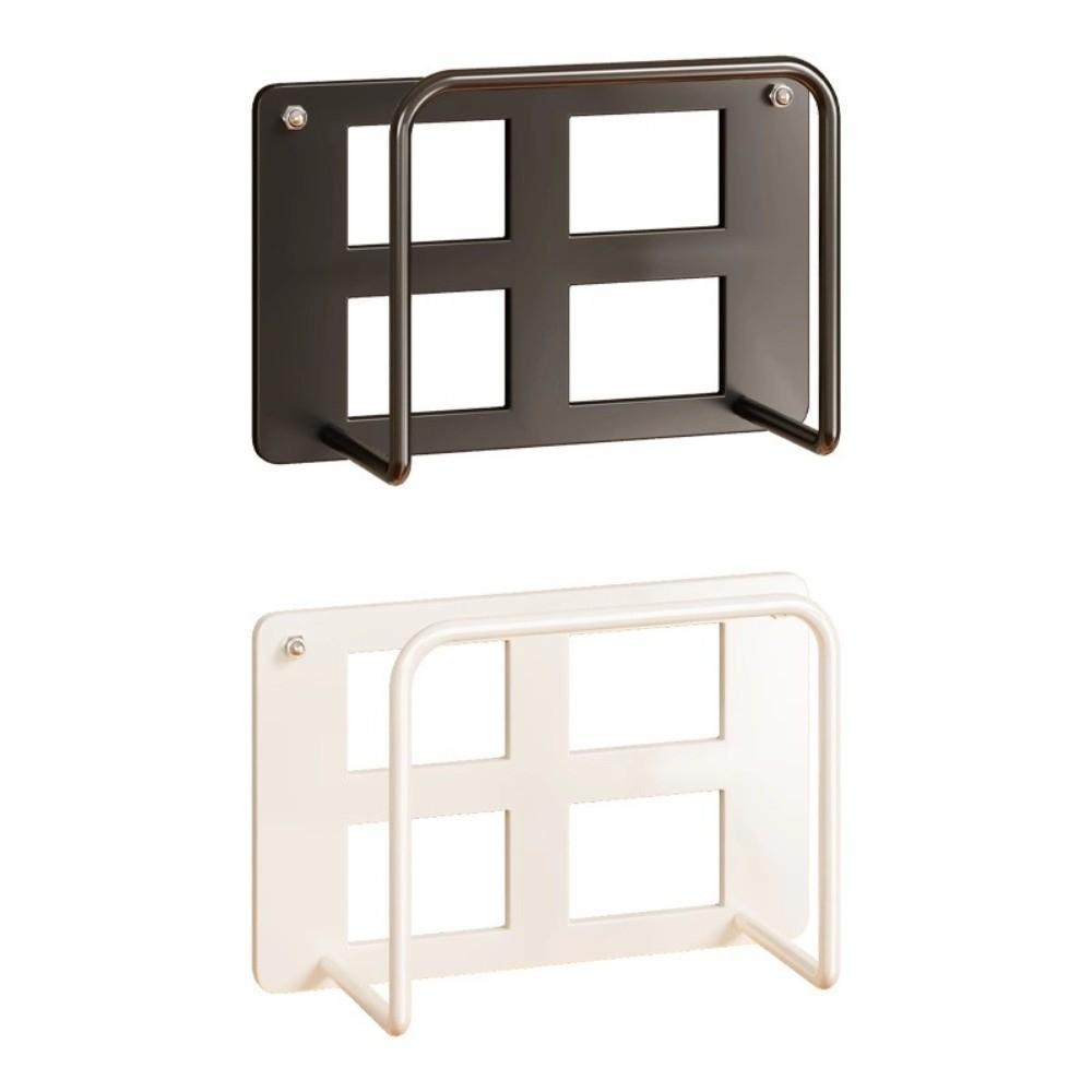 Durable Metal Router Holder Wall Mount Multi-Use WiFi Storage Bracket Space-Saving Set-Top Box Storage Rack Organizer Bracket