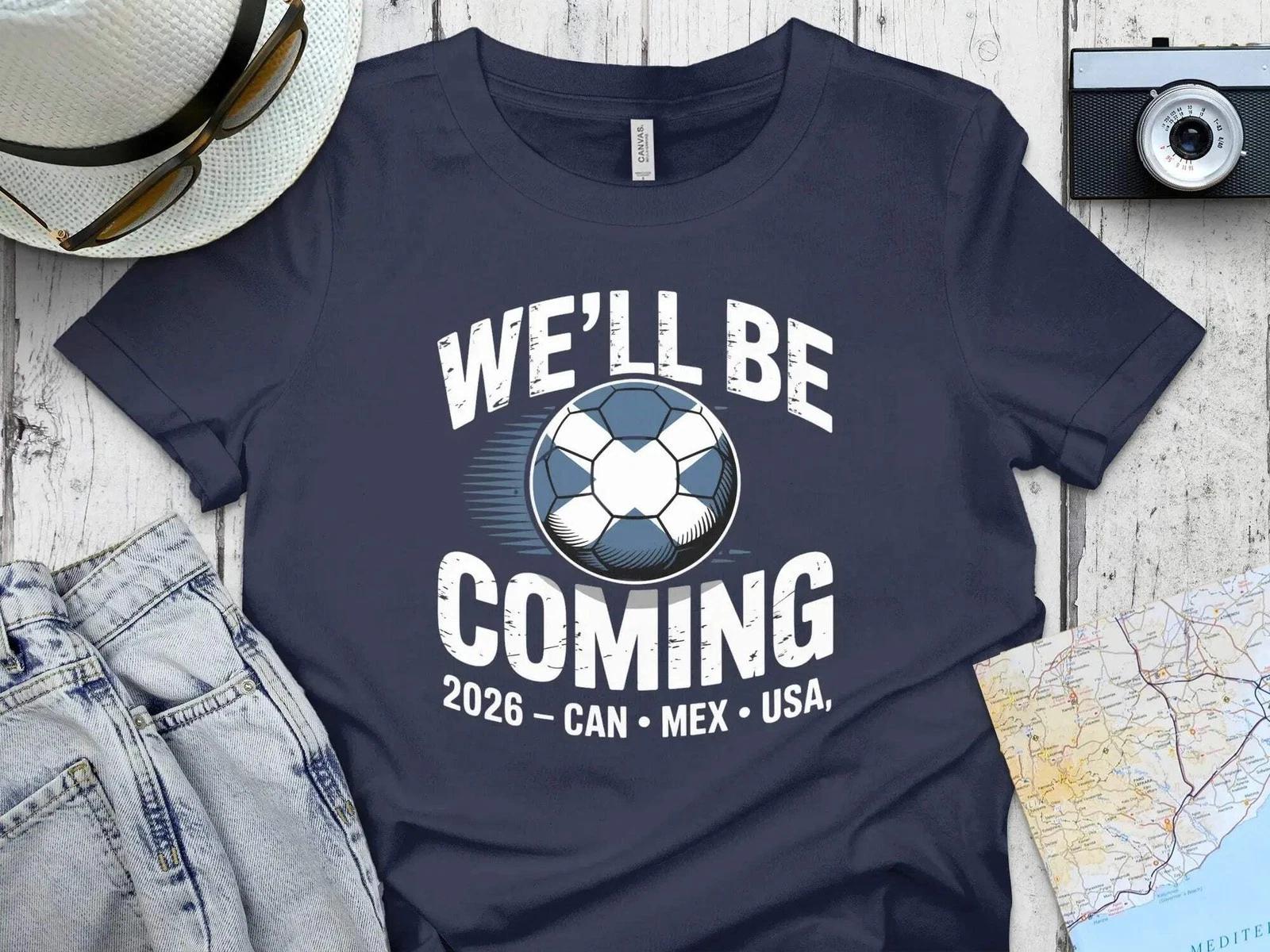Scotland Football 2026 Celebration We ll Be Coming Tee 3XL
