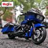 1:18 Scale 2018 CVO Road Glide Model Diecast Sports Motorcycle Toy Manual Operation Collectible Gift For Kids Boys