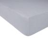 Cotton Fitted Sheet 60x120 FROTA for a Cot, Light Gray