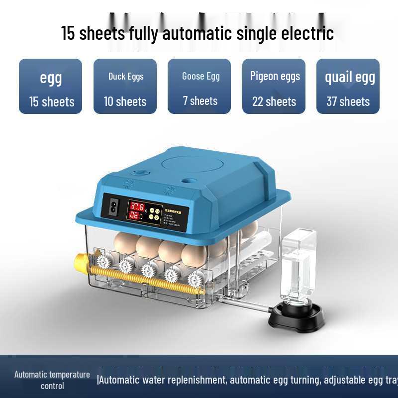 Smart Mini Household Incubator: Fully Automatic Quail & Chicken Egg Incubator with Constant Temperature Control