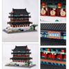 1872PCS Chinese Style Building Blocks Xi'an Drum Tower & Chongqing Liziba Mini Bricks Educational Assembly Toy Gift For Boys