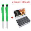 2.8mm Carpenter Pencil Set with100leads,Deep Hole Woodworking Marking Pencil Architects Drawing Tool,For Carpenters Engineering