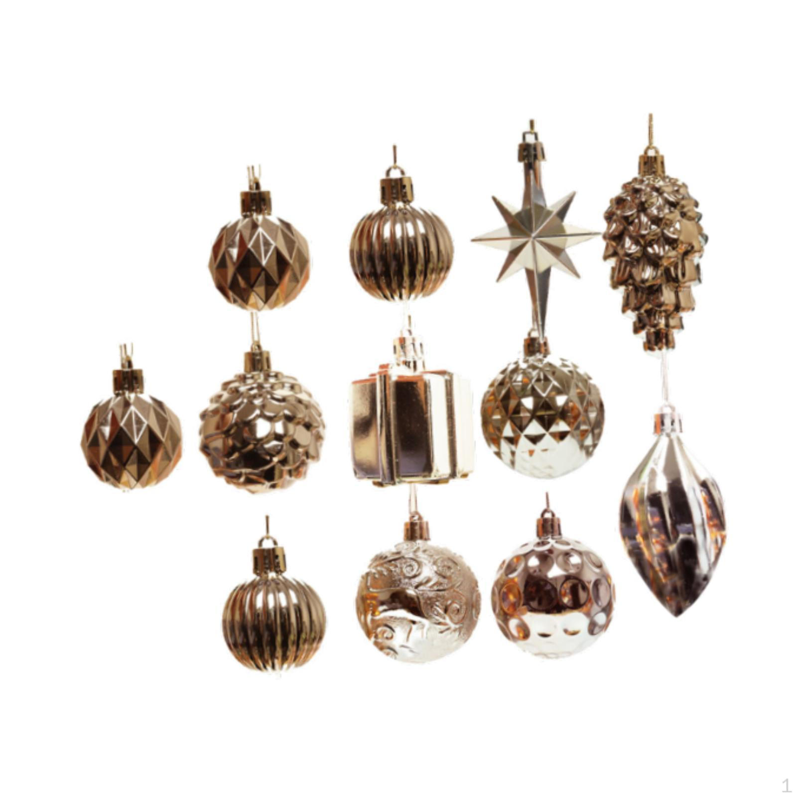 

Украшения для елки, подвески, подарочные шары, набор украшений для свадебного кафе золотой