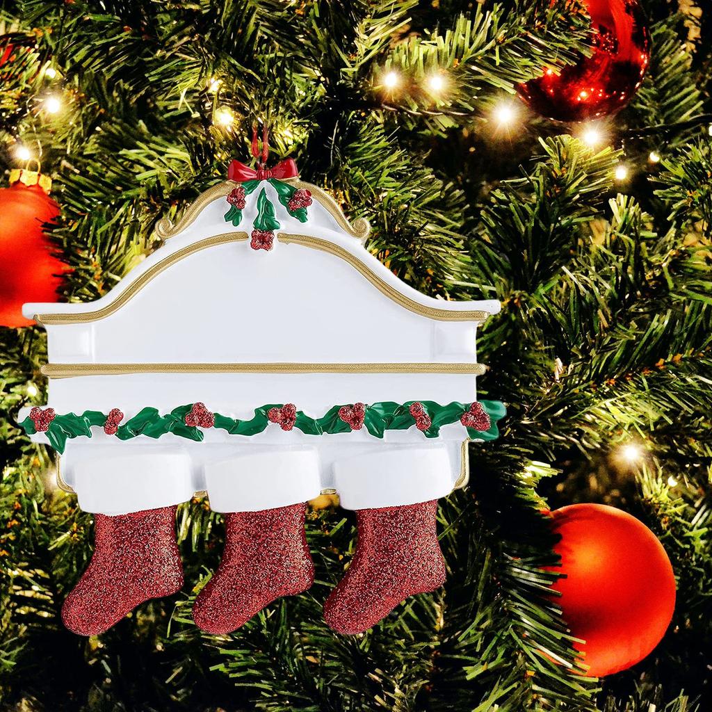 Christmas Ornaments Ornaments Red Socks Personalized Ornaments