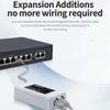 High Performances Ethernet POE Extender POE Repeaters 1 to 2Port 30W Ethernet Extender for IPCameras Plugs and Play