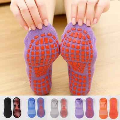 Plus Size Winter Women Yoga Socks Quick Dry Silicone Non-slip Floor Socks Breathable Cotton Dance Ballet Warm Socks Children's Floor Socks