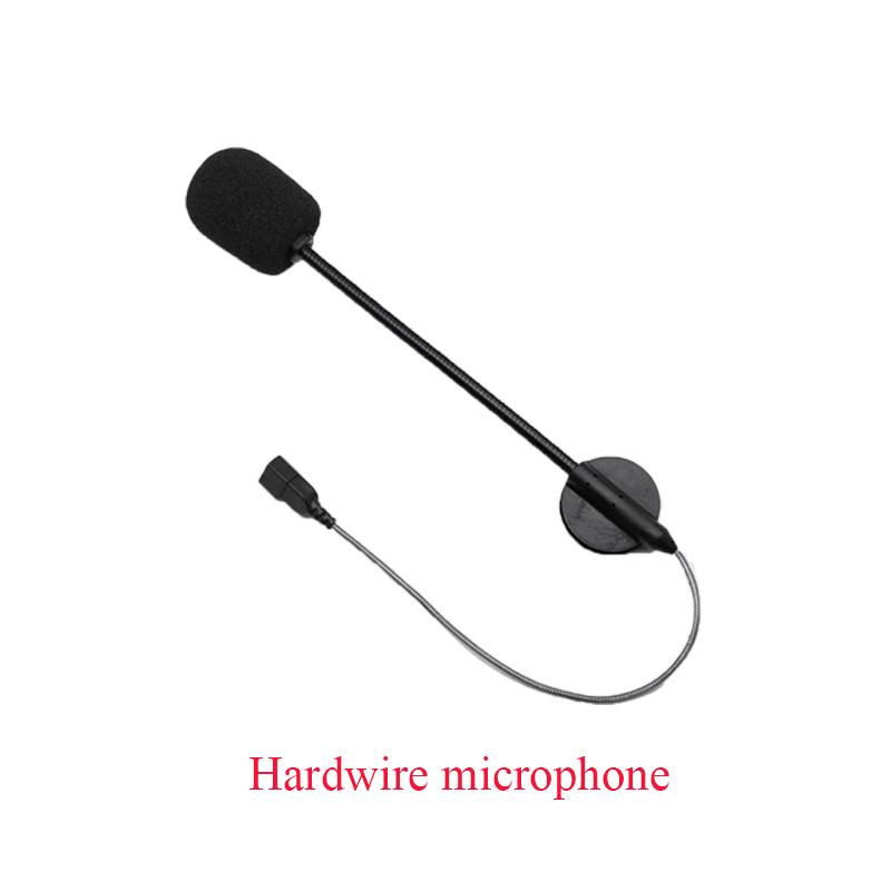 For Cardo PACKTALK Edge Motorcycle Bluetooth intercom headphoneHardwire microphone Flexible cord microphone set