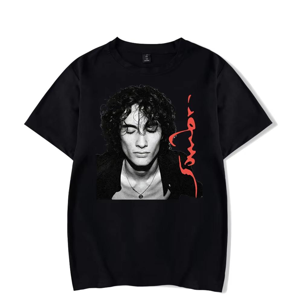 Sombr Facecard You Are The Reason Tour Merch T-Shirts Cosplay Women Men Crewneck Short Sleeve Tee Tops