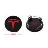 JOWN6 4pcs For Tesla Model 3  S  X  Y Cybertruck Roadster Car Badge Wheel Center Hub Cap Cover Accessories Auto Styling