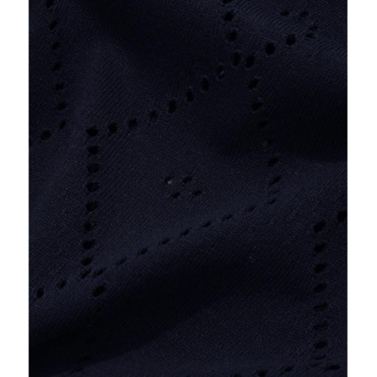 COVERNAT Solid Color Comfortable V-Neck Pullover Straight-Cut Vest Unisex tops Navy-Blue CO2302KT02NA