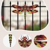 Dragonfly Metal Wall Decor Ornament Decorative Sculpture Art Crafts for Front Door Indoor