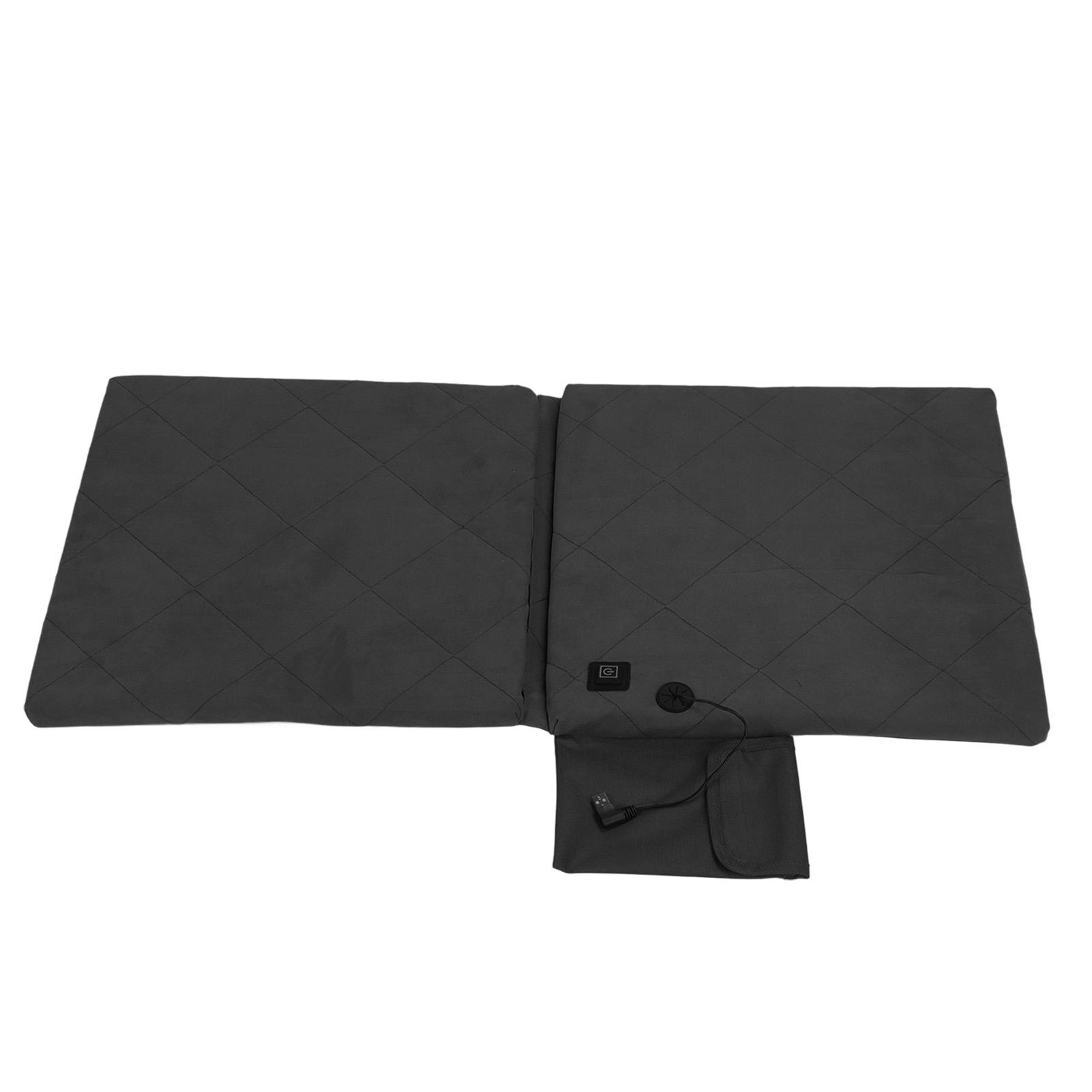 

Уличная греющая подушка Портативный холодостойкий электрический теплый чехол для стула для кемпинга, рыбалки, пеших прогулок Черный чёрный