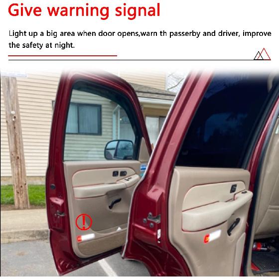 Led Doors Light Courtesy Lights Compatible With Chevy Silverado GMC C/K,Sierra 1500 2500 3500, Suburban, Avalanche, Hum-Mer H2 Yukon Car Interior