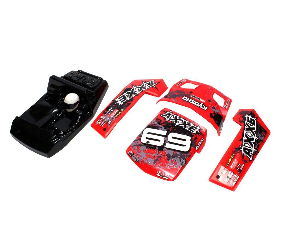 

Kyosho Body Set Radio Control Parts EZ025R (Red AXXE)