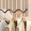 Portable Clothes Drying Rack,Stainless Steel Foldable Travel Clothing Hanger for Hotel,Rotary After Door Hanger with 3/5 Grooves