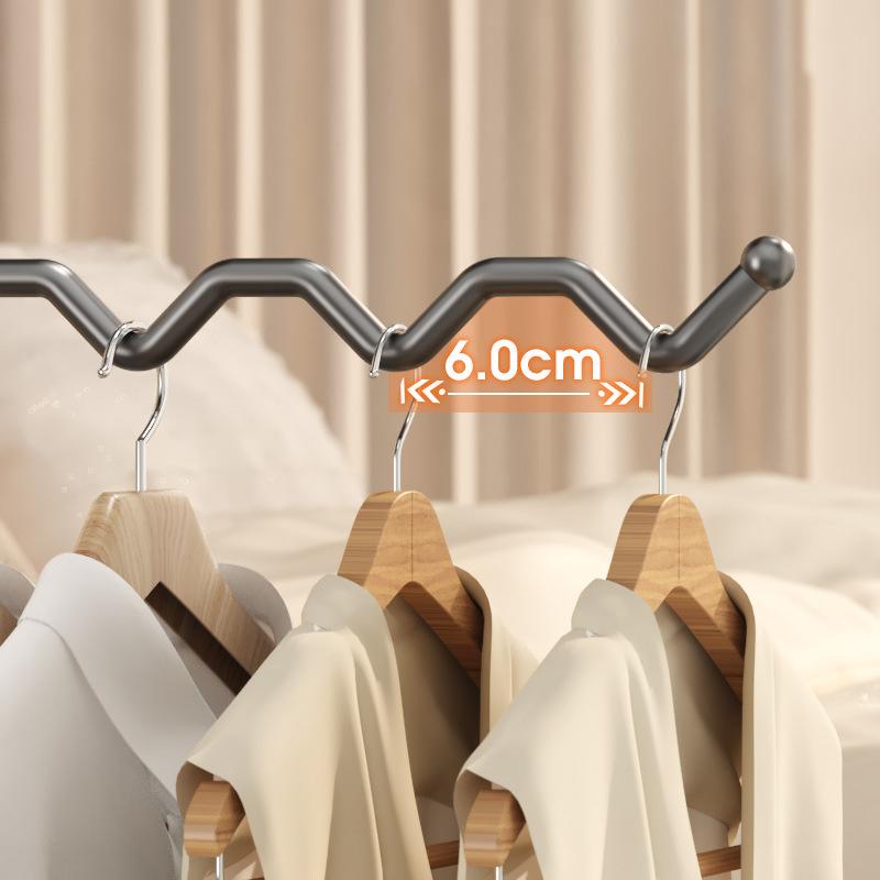 Portable Clothes Drying Rack,Stainless Steel Foldable Travel Clothing Hanger for Hotel,Rotary After Door Hanger with 3/5 Grooves