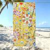 1pc T-Takashi Murakami Flower Microfiber Beach Towel Quick Dry Sand Free Soft Absorbent Pool Gym Sports Towel