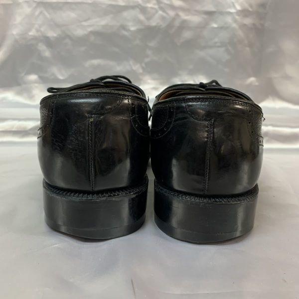 Regal Straight Tip Leather Dress Shoes Black 25.5 EE(USED)