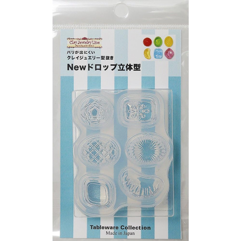 

Kameshima Clay Jewelry Mold Cutting Drop 3D Hobby Silicone Mold 1750
