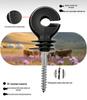 Self-Tapping Insulator Sleeve for Livestock Electronic Pulse Fence