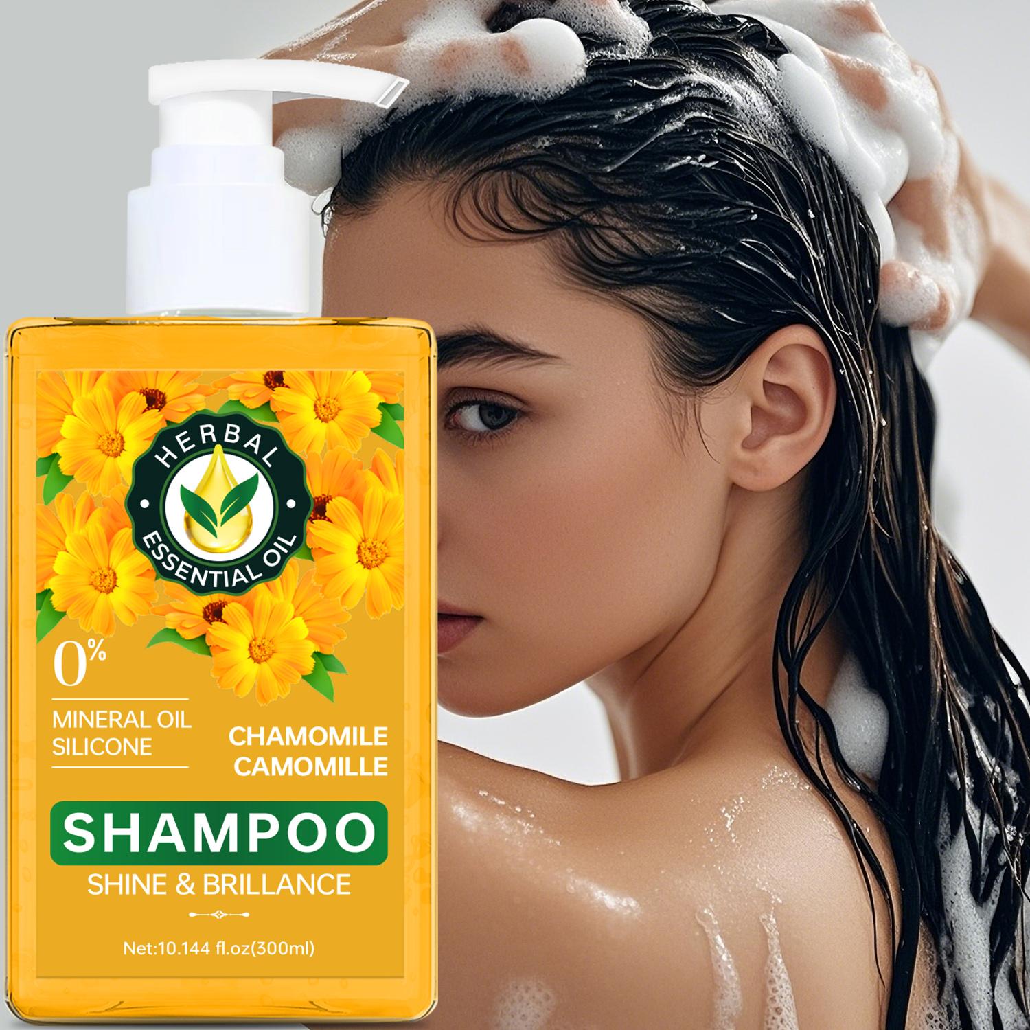 

Chamomile Shampoo-Cleanses Thoroughly To Leave Hair Looking Healthy And Shiny-Suitable For All Hair Types, 300ml
