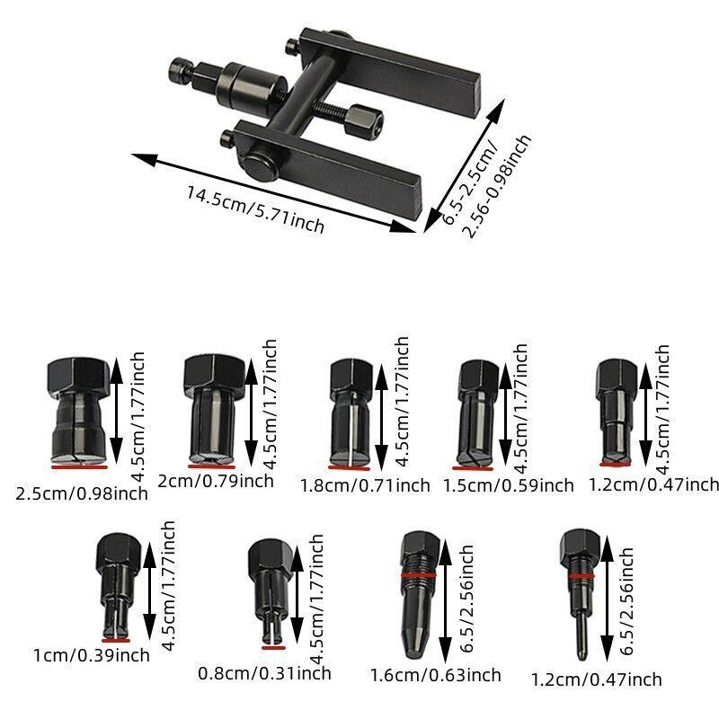 Car Bearing Separator Puller Set Portable Bearing Removal Tool Kit Metal Bearing Splitter Gear Puller Tools Set With Box