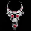 Landie Ethnic Style Exaggerated Yingluo Large Collar Jewelry Hanging Ornaments Hanfu Accessories Miao Silver Accessories Factory Direct Sales