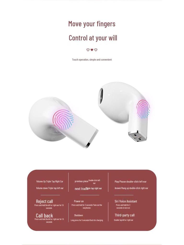 Women's Style Noise-Cancelling Bluetooth Earphones: Long Battery, No Delay, Great Sound