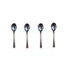 @ Steel Copper And Steel Cutlery Spoon Set For Serveware Set 4 Zr-2800-60%Off