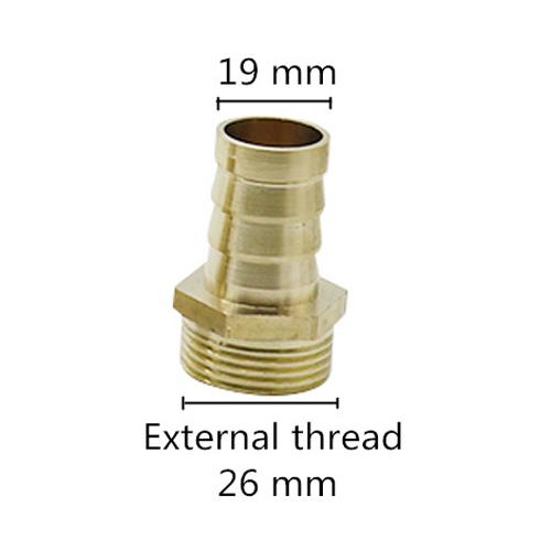 Hose Barb Connector copper  3/4" female Male Thread Pipe Fitting Barb Hose Pagoda Coupling Tail Connector 8/10/12/14/16mm hose