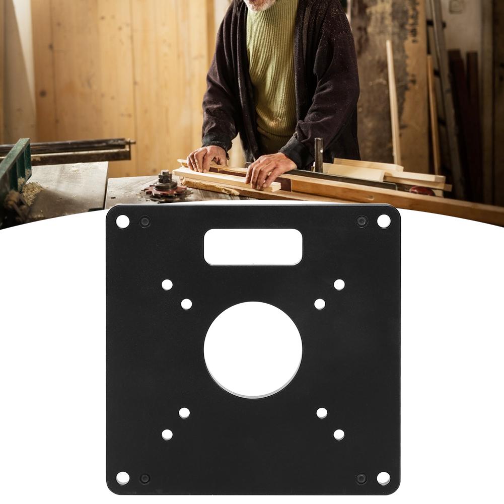 

Фрезерная доска для переворачивания Деревообрабатывающий обрезной станок Базовая плита Фурнитура Аксессуар Алюминиевый сплав