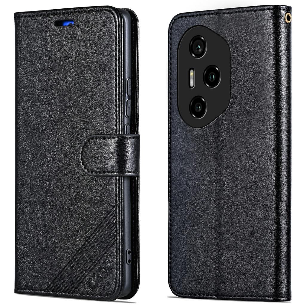 AZNS For Honor 300 Pro Case Anti-Scratch PU Leather Stand Wallet Phone Cover