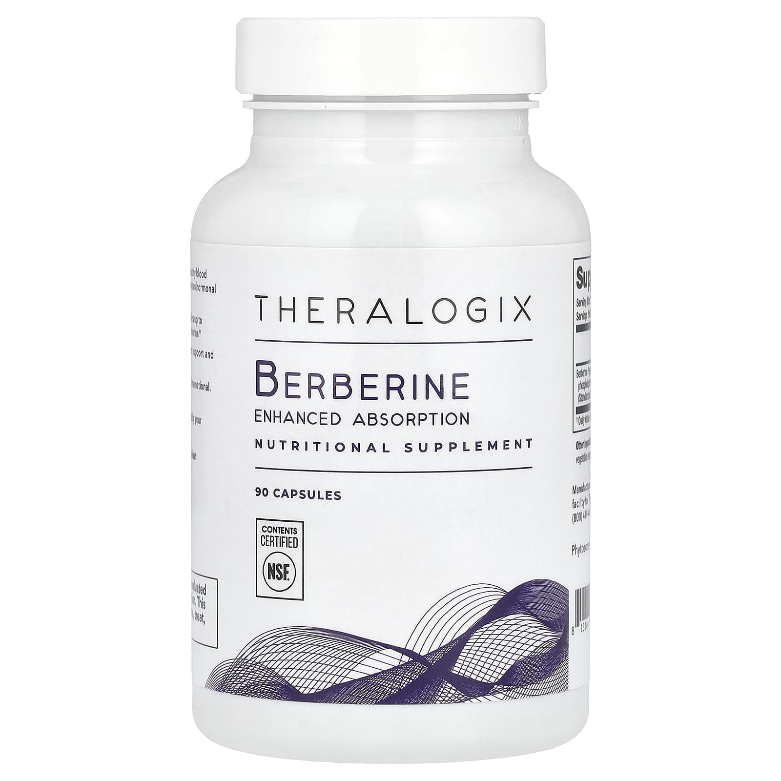 

Berberine, Enhanced Absorption, 90 Capsules (550Mg per Capsule)