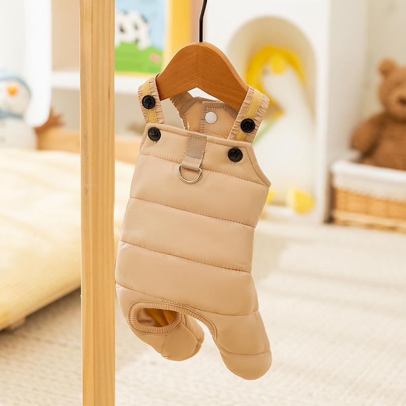 

Pet Overalls Teddy Bigbear Pomeranian Small Dog Dog Clothes Maltese VIP Schnauzer Pants S (recommended weight 3-2.5 kg)