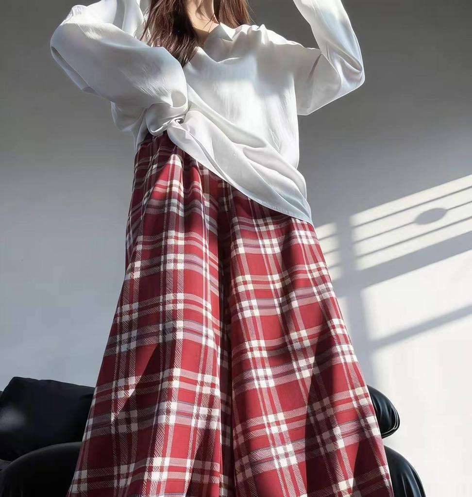 Three Sizes Women's Cotton Silk Wide-Leg Rayon Pants - Spring/Summer Breathable, Plus Size Casual Home Sleepwear