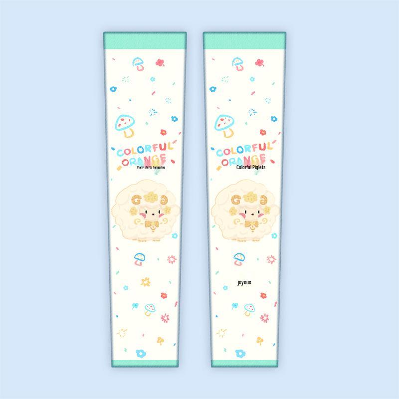 

Summer Parent-Child UV Protection Cartoon Ice Silk Arm Sleeves