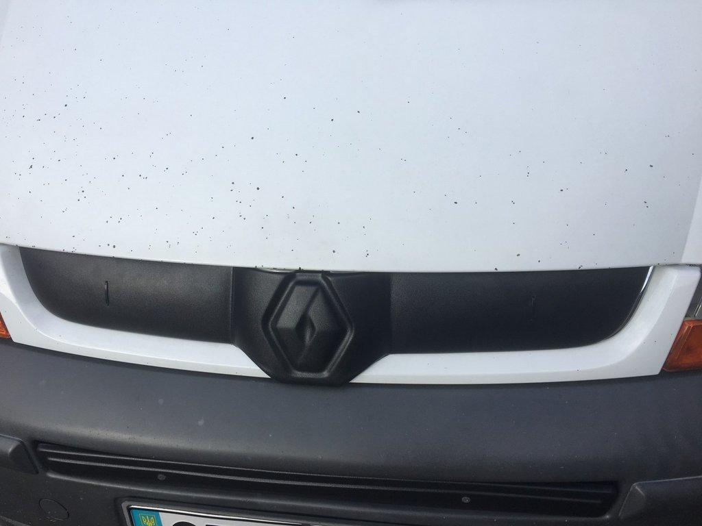 Зимняя верхняя накладка на решетку 2001-2007, Глянцевая для Renault Trafic