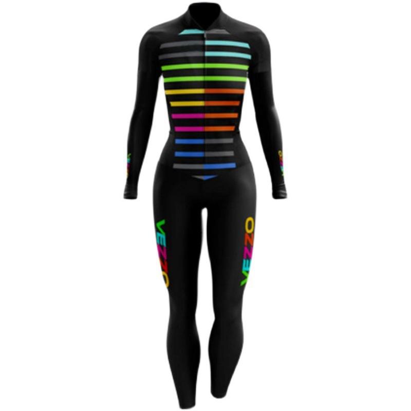 Road Bike Cycling Suit Women's Tour De France Version Mountain Bike Cycling Suit Long-sleeved Suit Spring and Autumn