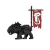 MOC Mediaeval Times Building Blocks Orc Mounts Wolf Flags Army Soldiers Character Accessories Bricks Animal Toys Gifts R064 DIY
