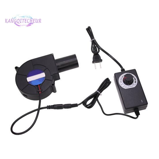 

Комплект воздуходувки, регулируемая скорость ветра, большой объем воздуха, круглое сопло, малошумный, экономичный вентилятор для кемпинга, аксессуар для патио чёрный