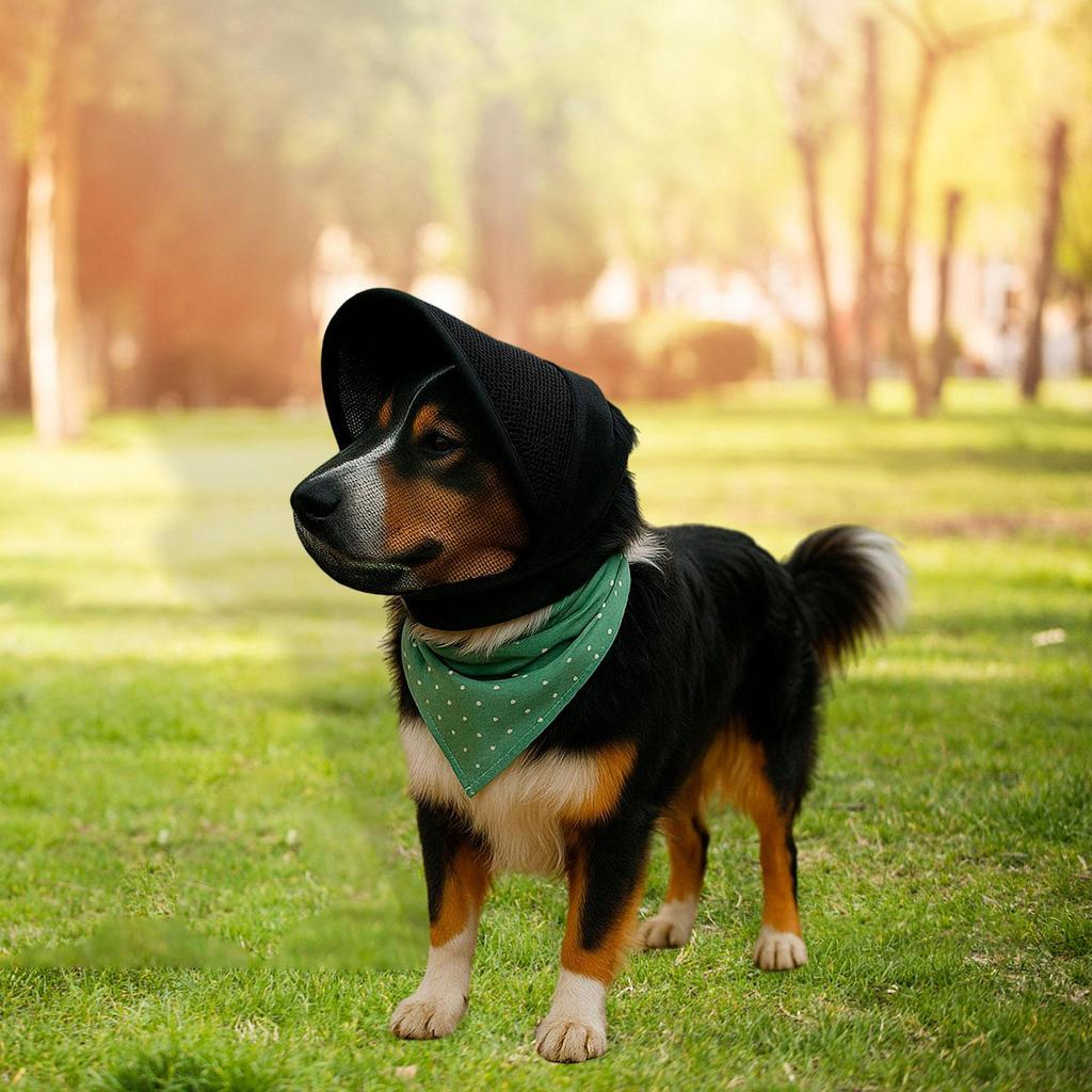 Hundekopfschutz Atmungsaktiv Praktisch Gesichtsschutz für Abenteuer Outdoor-Sportarten Bergsteigen