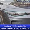 Car Headlight Protection Transparent Anti-Scratch Protective Film TPU Stickers For LEAPMOTOR C10 2024 2025 Accessories