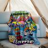 Personalized Custom Name Blanket - Dexter's Laboratory Print Design,Blanket for Sofa,Bed,Travel,Camping - Soft and Warm, Great Gift